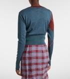 Vivienne Westwood Argyle wool and cotton cardigan