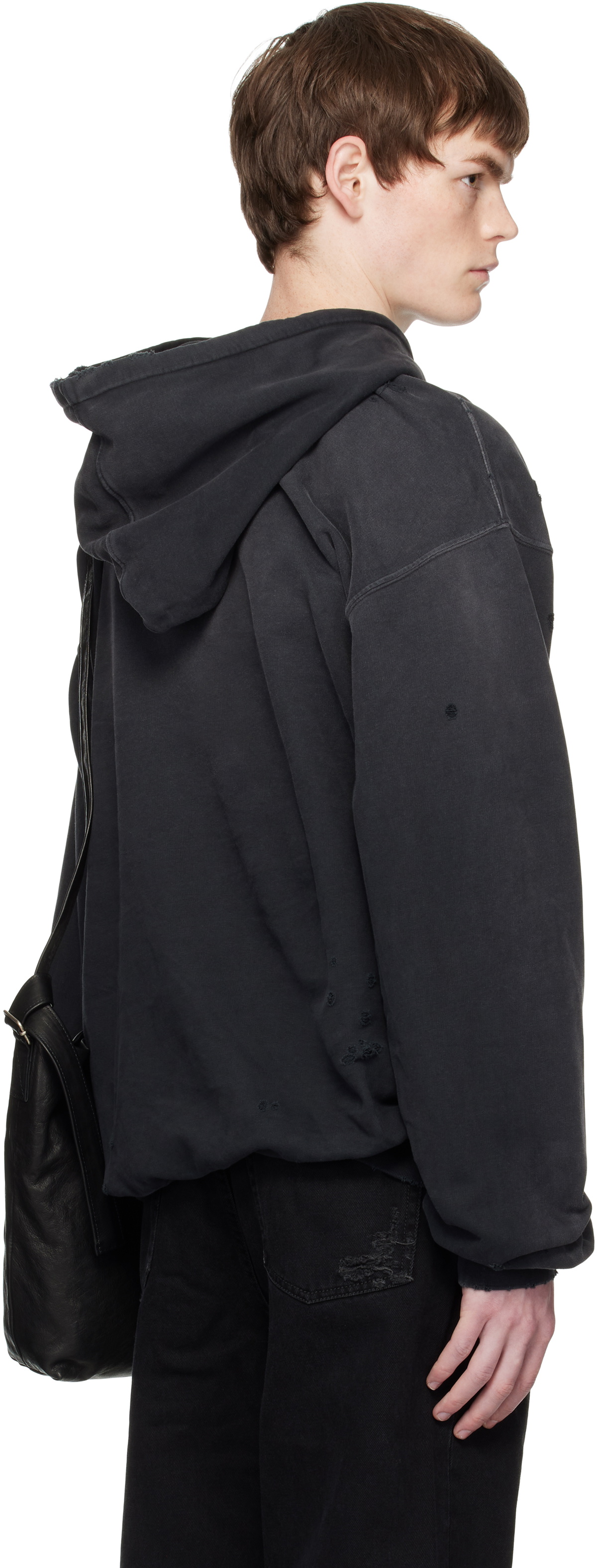 Ann Demeulemeester Black High Comfort Hoodie