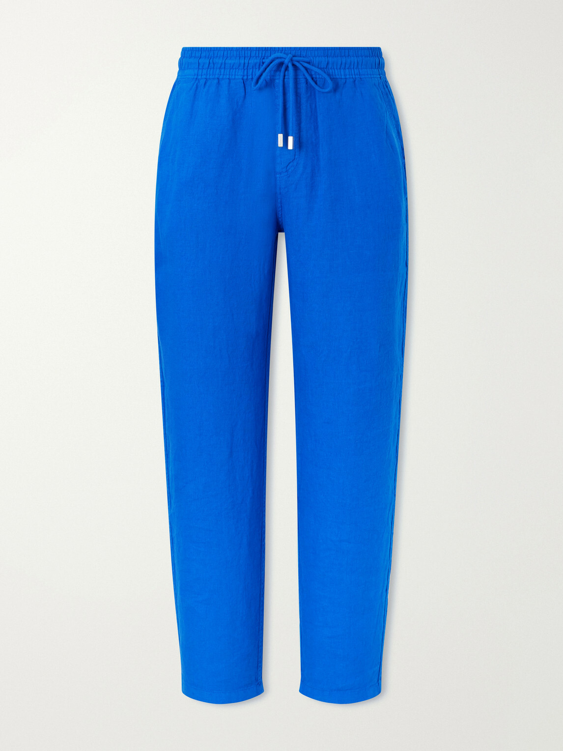 Vilebrequin - Pacha Straight-Leg Woven Linen Drawstring Trousers - Blue
