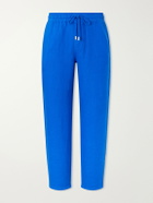 Vilebrequin - Pacha Straight-Leg Woven Linen Drawstring Trousers - Blue