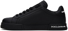 Dolce & Gabbana Black Hardware Sneakers