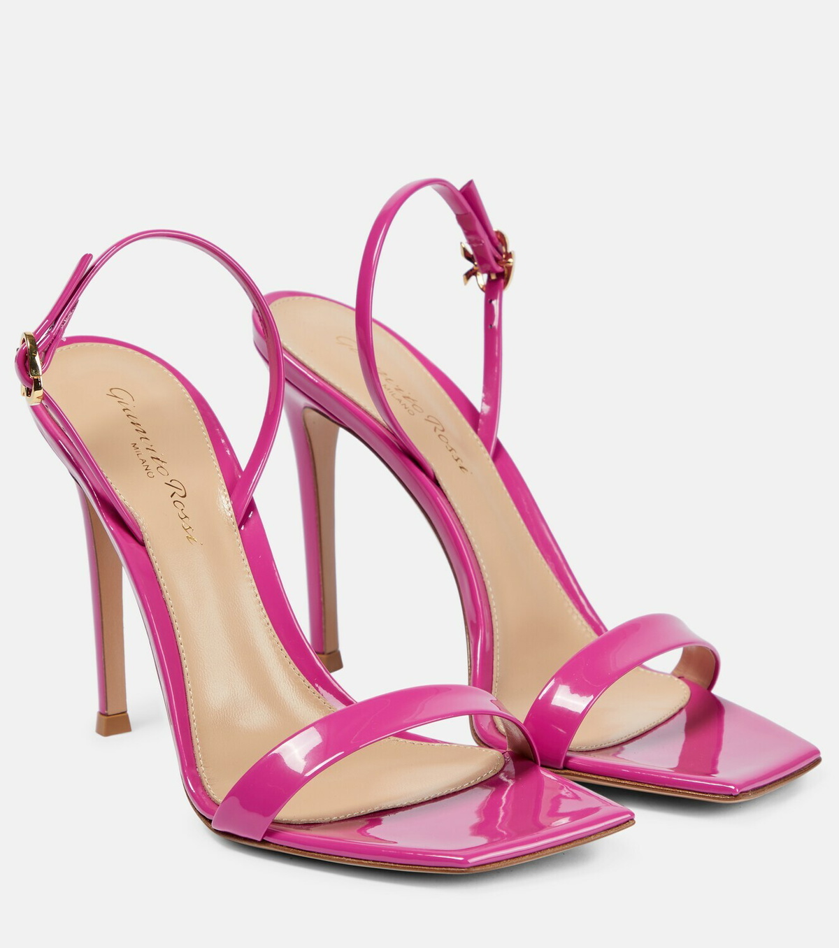【送料&関税込】Gianvito Rossi Ribbon Uptown Heeled Sandals Gianvito Rossi | Ribbon uptown black patent black sandals