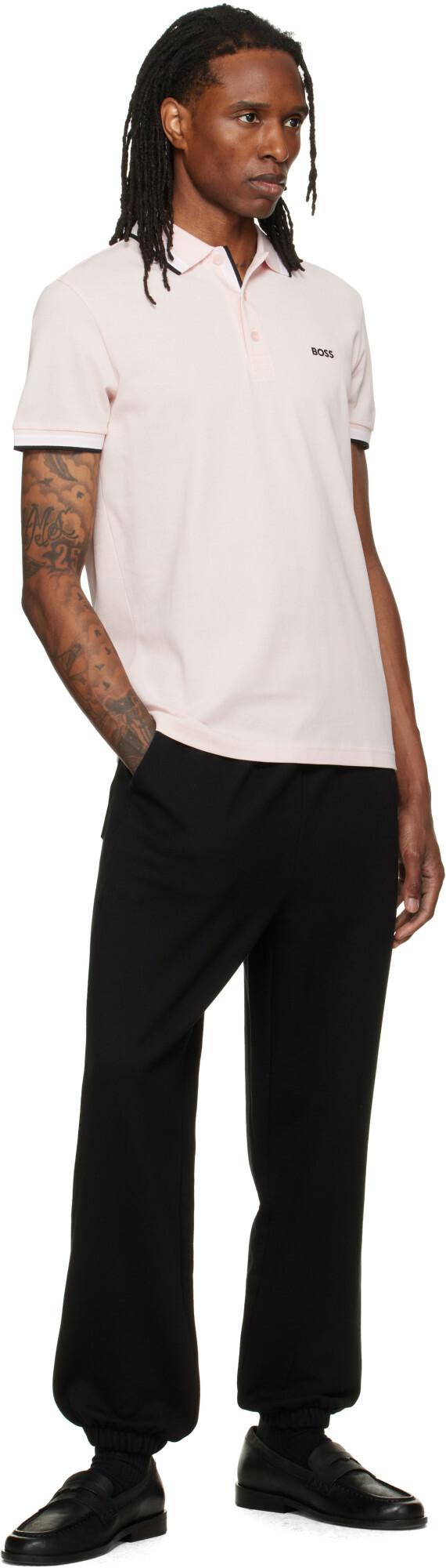 BOSS Black Drawstring Sweatpants