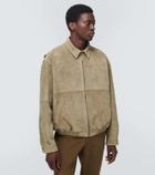 The Row Ronan suede blouson jacket