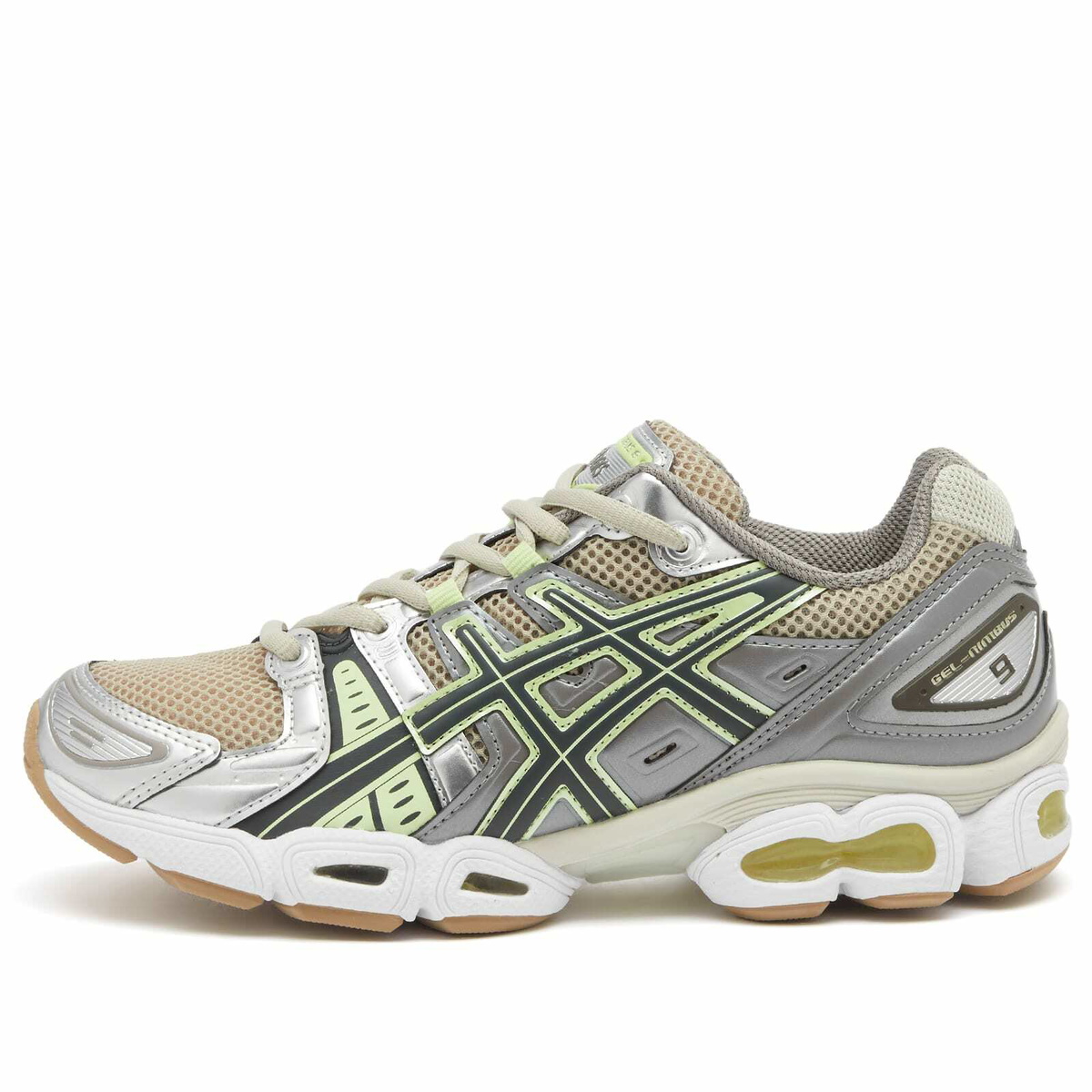 Asics Gel-Nimbus 9 Sneakers in Feather Grey/Carrier Grey