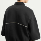 Fear of God ESSENTIALS Men's Active Trace Polo Sweatshirt in Vintage Black