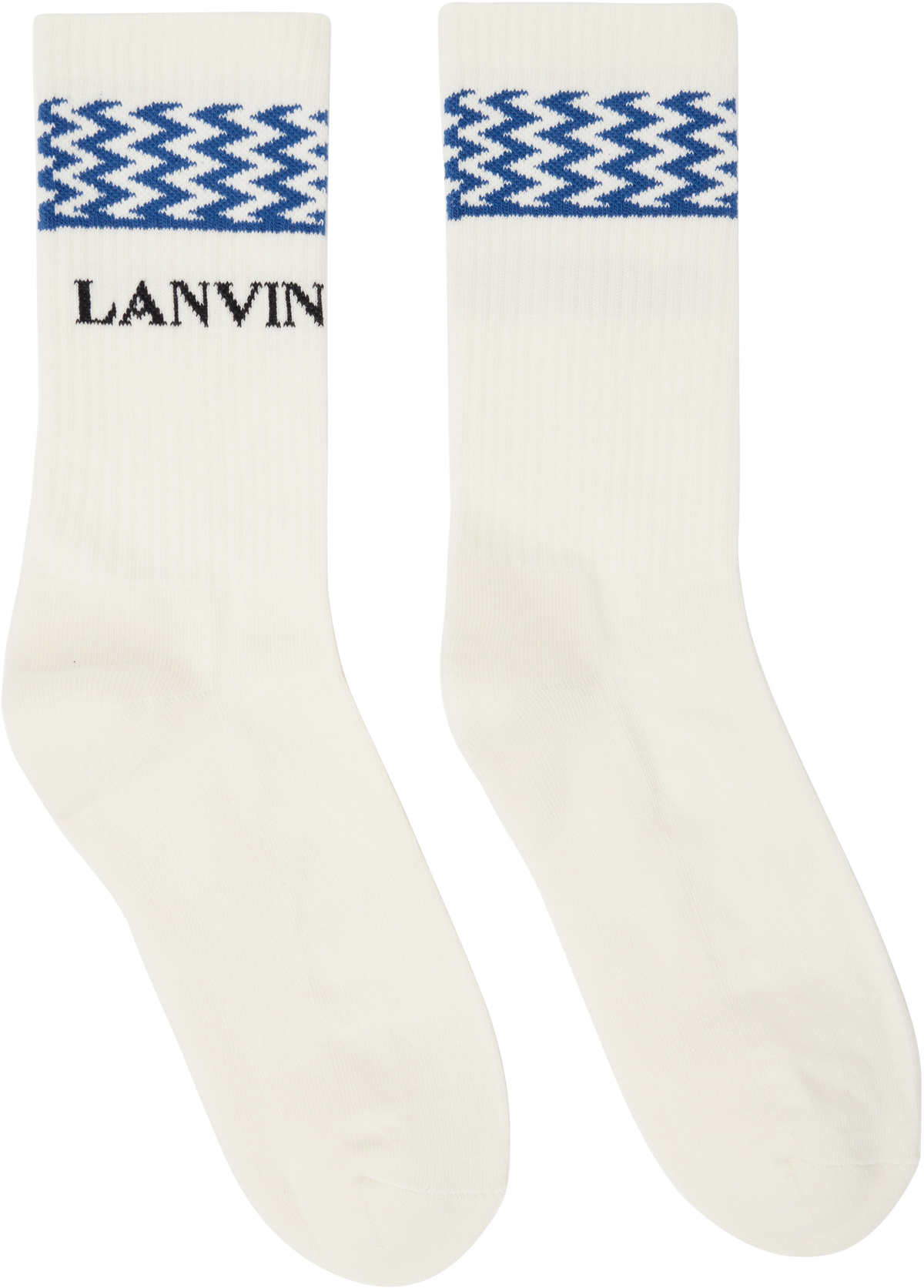 Lanvin Off-White Curb Socks