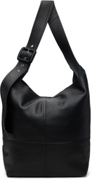 AMI Paris Black Taurillon Leather Etienne Crossbody Bag