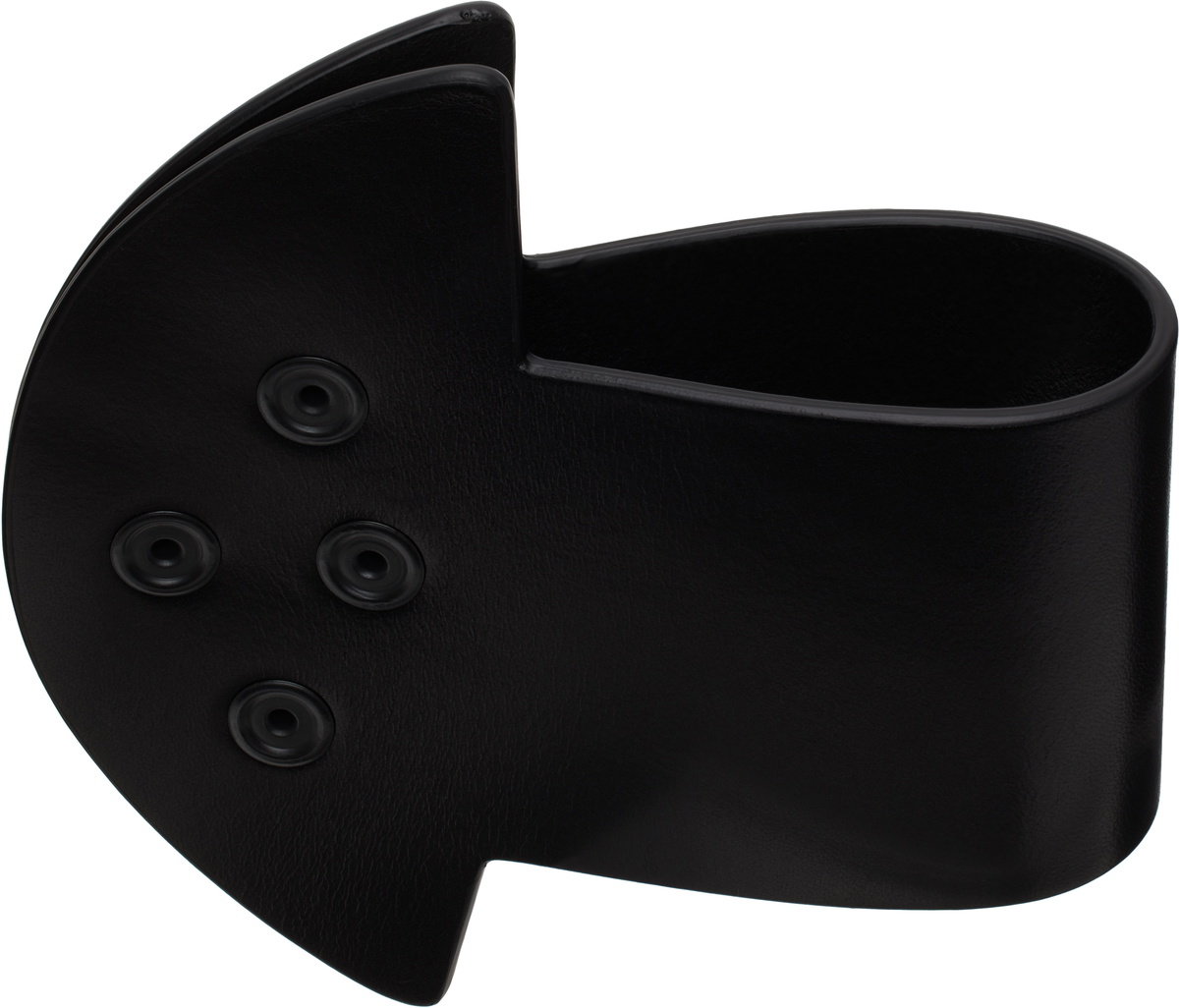 Rick Owens Black Hollywood Anthem Snaps Cuff Bracelet