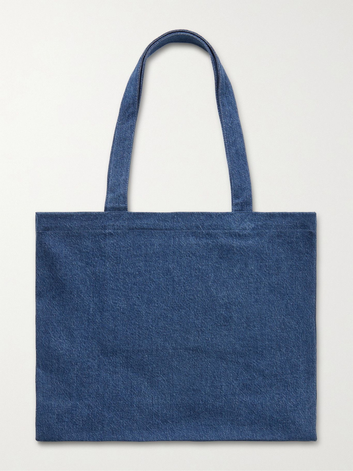 Logo-Print Ombré Denim Tote