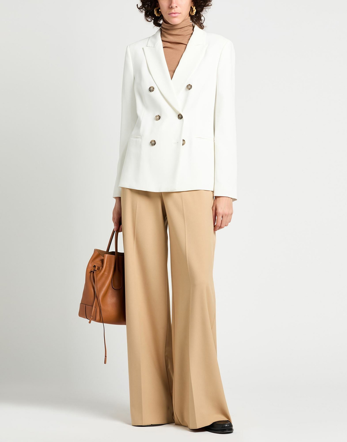 Peserico Womens Blazer in White