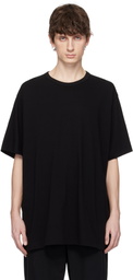 YOHJI YAMAMOTO Black Ultima Jersey Round Neck T-shirt