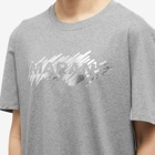 Isabel Marant Men's Hanorih Foil Logo T-Shirt in Grey
