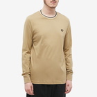 Fred Perry Men's Twin Tipped T-Shirt in Warm Stone