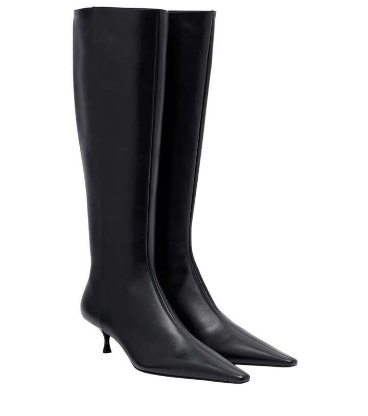 Photo: Victoria Beckham Pointy 45 leather knee-high boots
