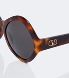 Valentino L'8 VLogo round sunglasses