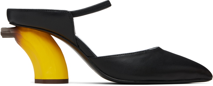 Photo: Maison MIHARA YASUHIRO Black Banana Mule Heels