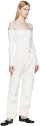 Gabriela Hearst Off-White Ameri Long-Sleeve T-Shirt