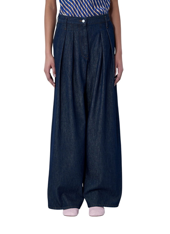 Photo: Dries Van Noten Wide-Leg Denim Trousers