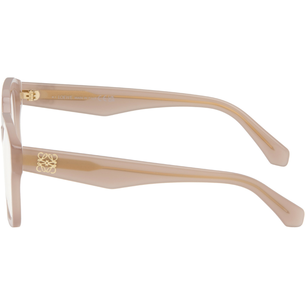 LOEWE Taupe Anagram Glasses