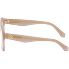 LOEWE Taupe Anagram Glasses