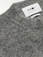 NN07 - Walther Degradé Brushed Knitted Sweater - Gray