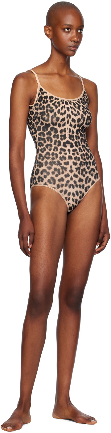 Baserange Black & Beige Emily Bodysuit