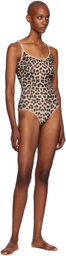 Baserange Black & Beige Emily Bodysuit