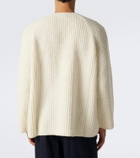 Bode Show waffle-knit intarsia wool sweater
