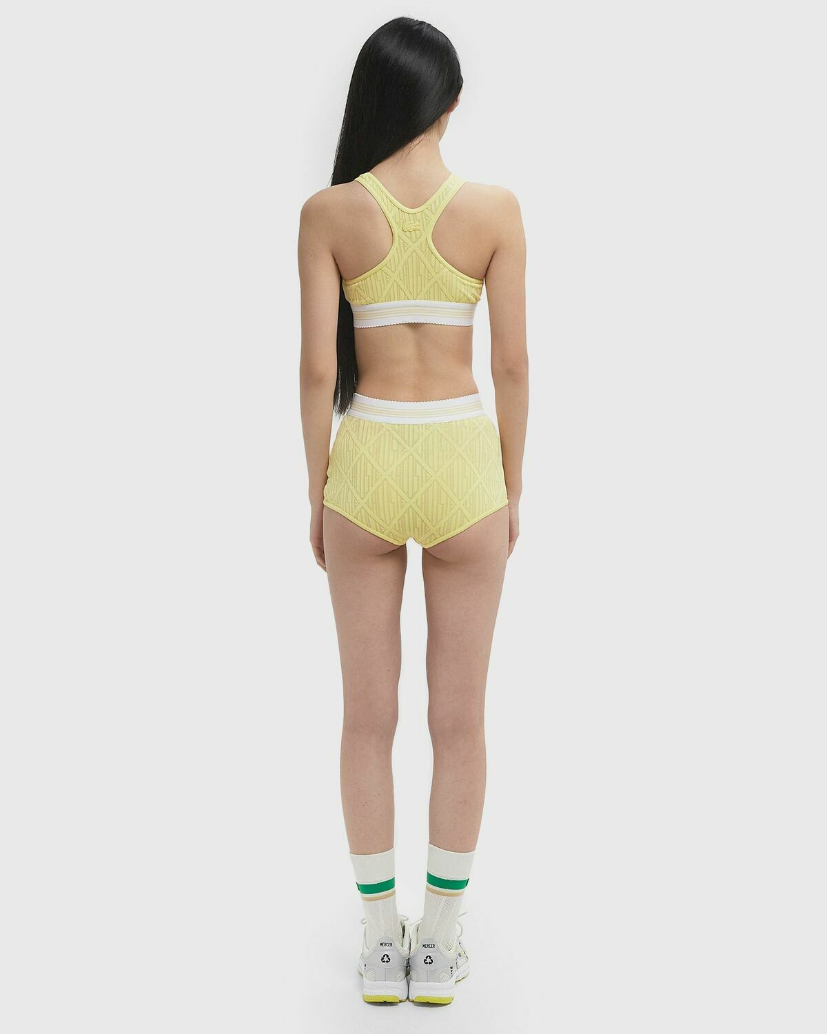 Lacoste LEXA SHORT yellow Womens Casual Short