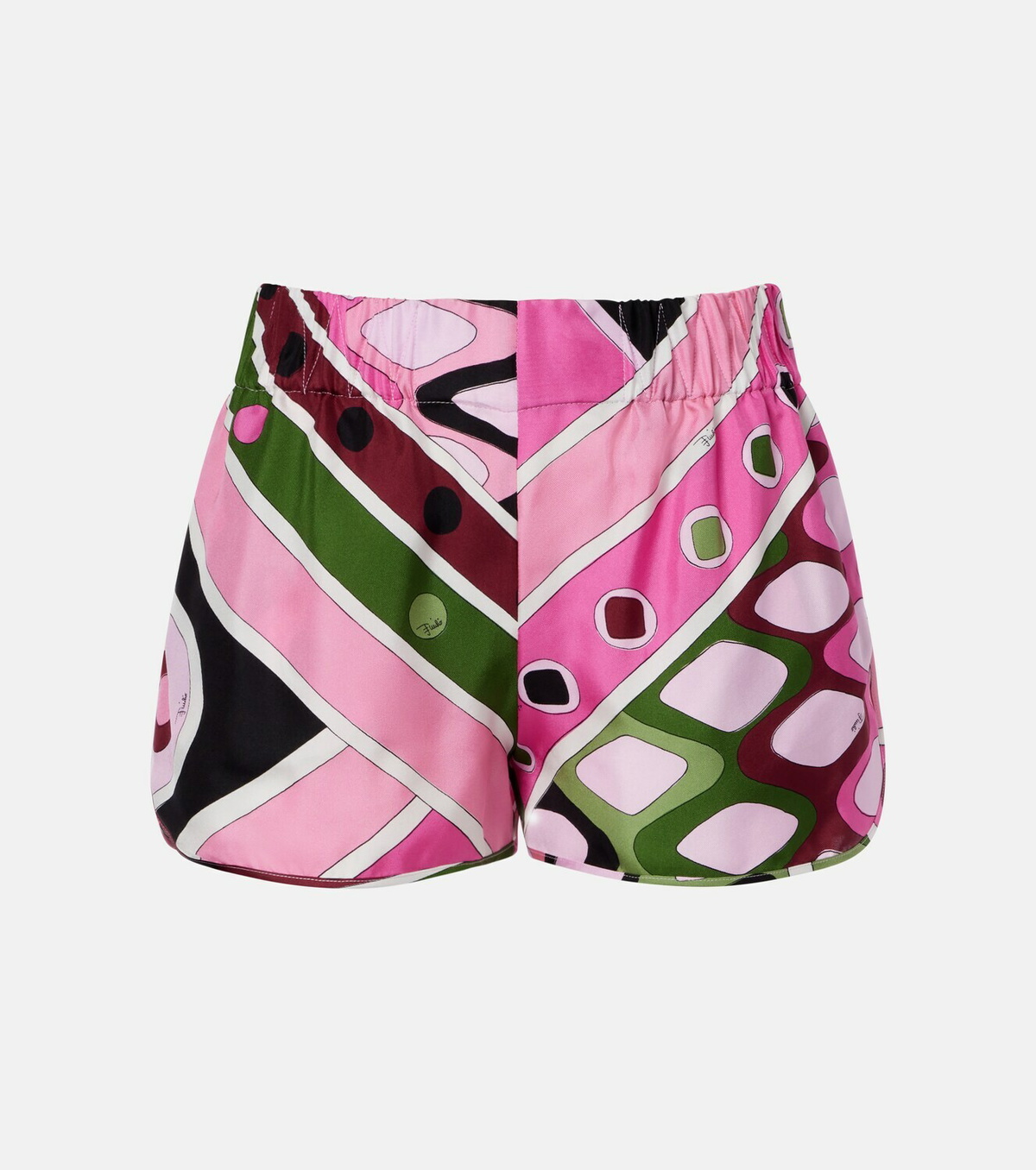 Pucci Printed silk shorts