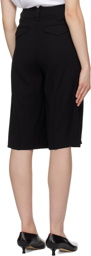 AMI Paris Black Bermuda Shorts