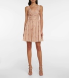 REDValentino Glitter tulle minidress