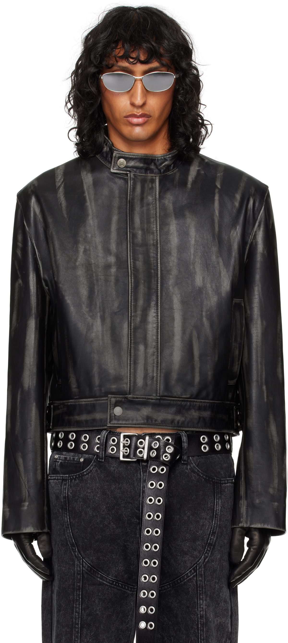 Achilles Ion Gabriel Black Motodaddy Leather Jacket