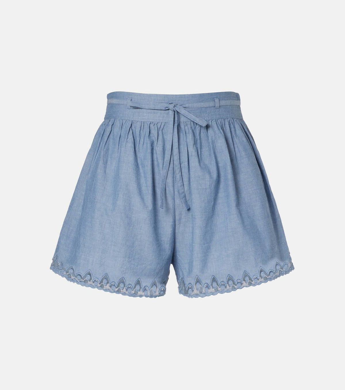 Ulla Johnson Elowen lace-trimmed cotton shorts