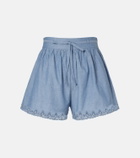 Ulla Johnson Elowen lace-trimmed cotton shorts