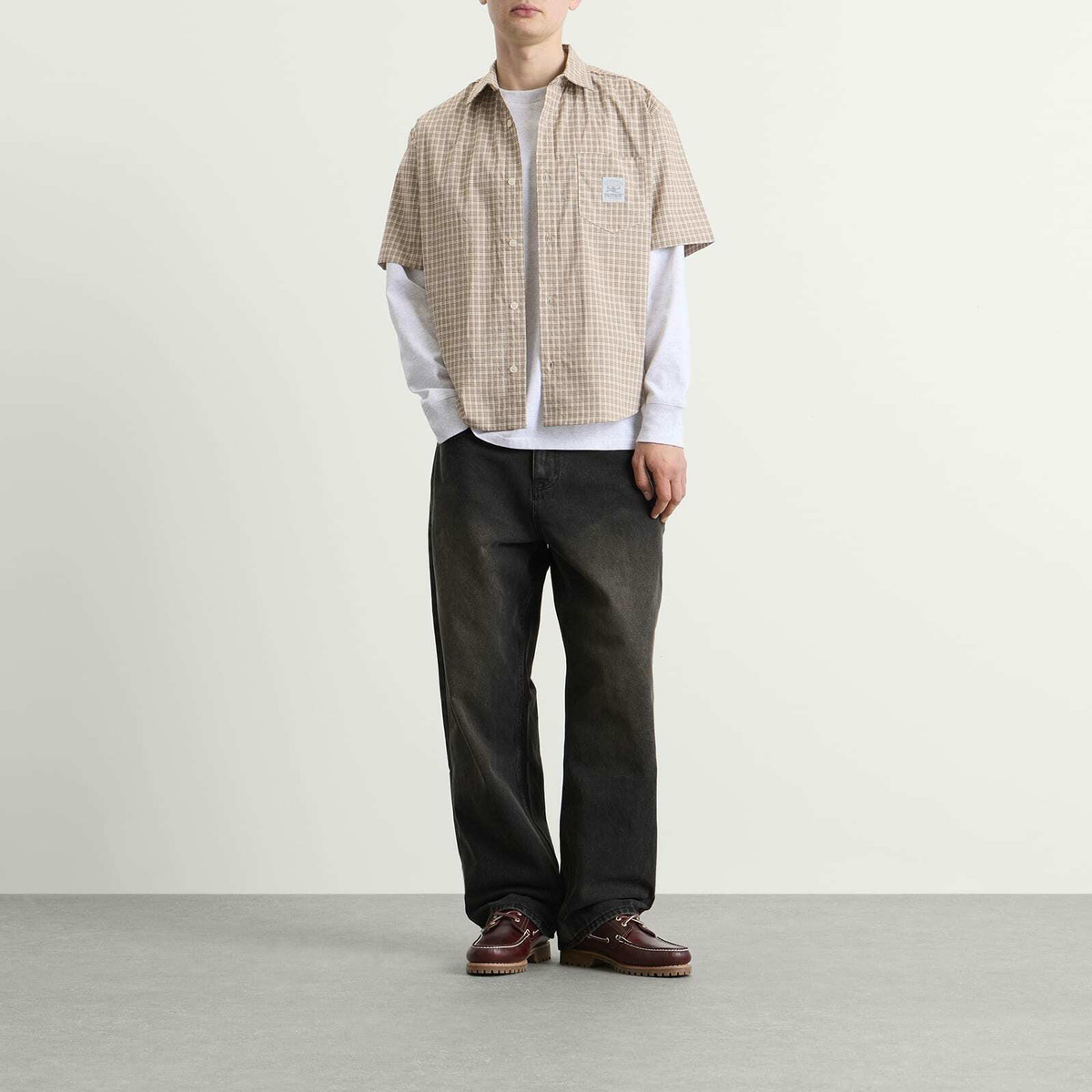Butter Goods Men's Baggy Denim Jeans in Faded Black