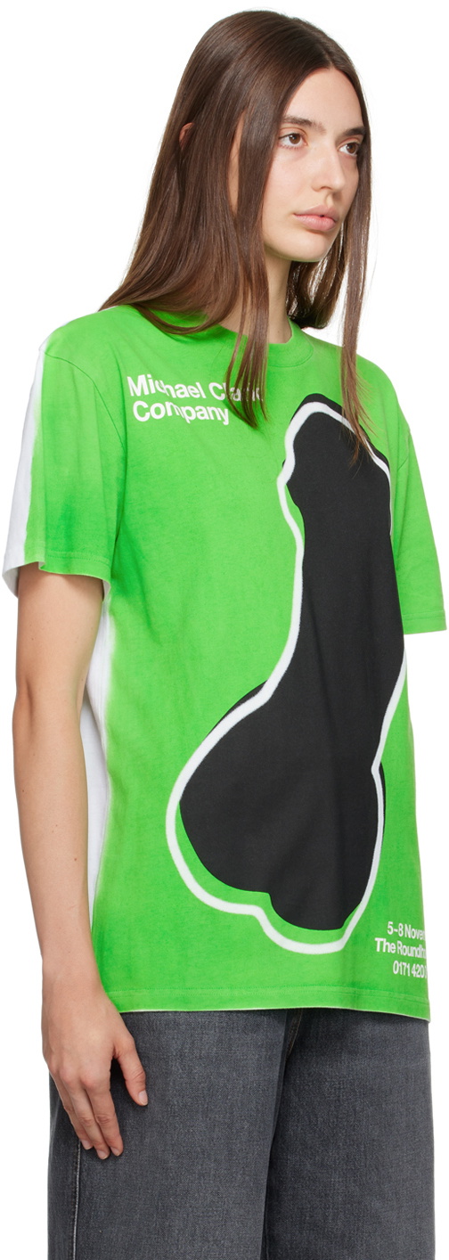 JW Anderson White & Green Michael Clark Edition T-Shirt JW