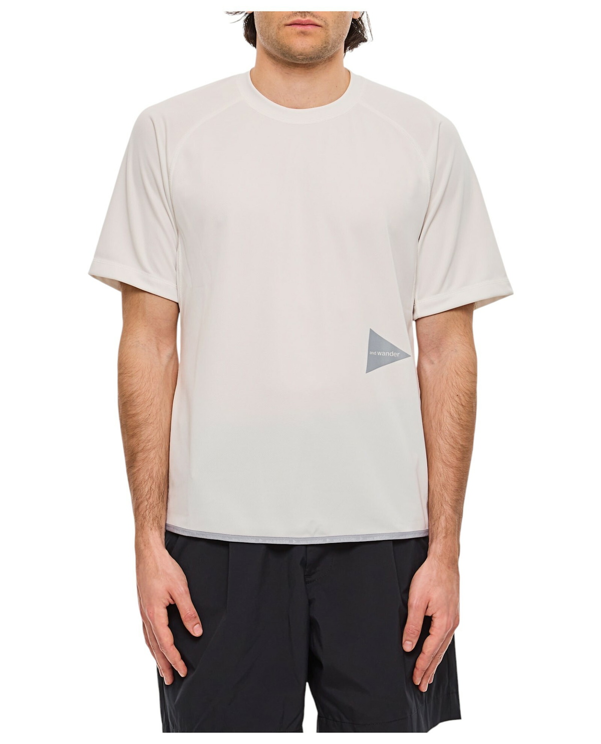 AND WANDER｜SHORT-SLEEVED ROUND NECK T-SHIRTS (And Wande And Wander Short Sleeves T-shirt and Wander