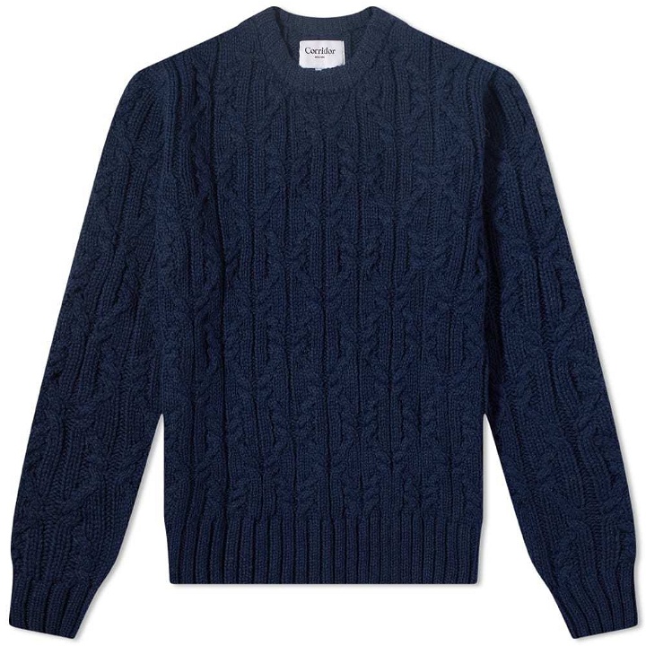 Photo: Corridor Reef Knot Cable Crew Knit