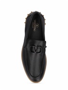 VALENTINO GARAVANI - Logo Leather Loafers