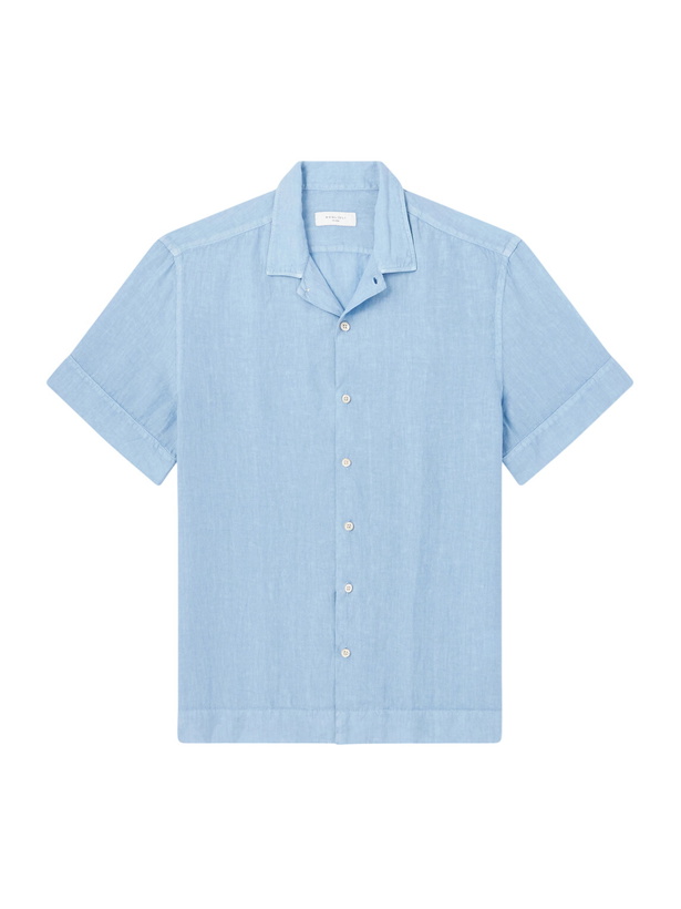 Photo: Boglioli - Linen Shirt - Blue