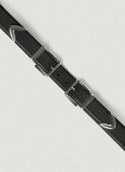 Dolce & Gabbana Double Buckle Leather Belt