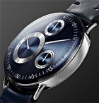 Ressence - Type 1 MRP Mechanical 42mm Titanium and Leather Watch, Ref. No. TYPE 1N - Blue