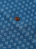 Faherty - Playa Printed Organic Cotton-Twill Shirt - Blue