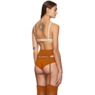 ISA BOULDER SSENSE Exclusive Beige Explore Bra