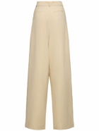 THE FRANKIE SHOP Piper Pleated Viscose & Linen Pants