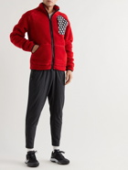 DISTRICT VISION - Greg Shell-Trimmed Fleece Jacket - Red