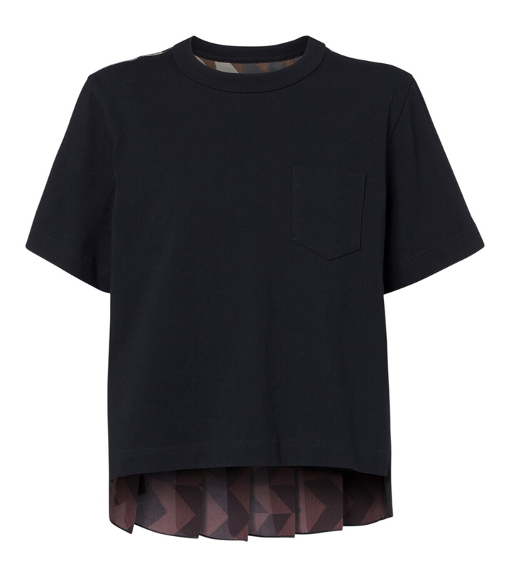Photo: Sacai x A.P.C. pleated cotton T-shirt