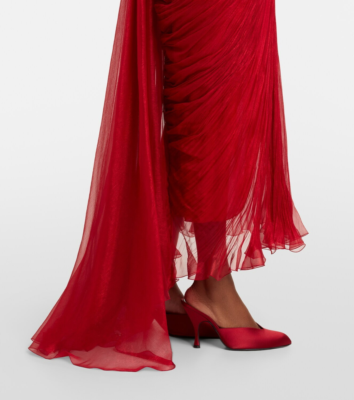 Maria Lucia Hohan Rio draped silk muslin gown